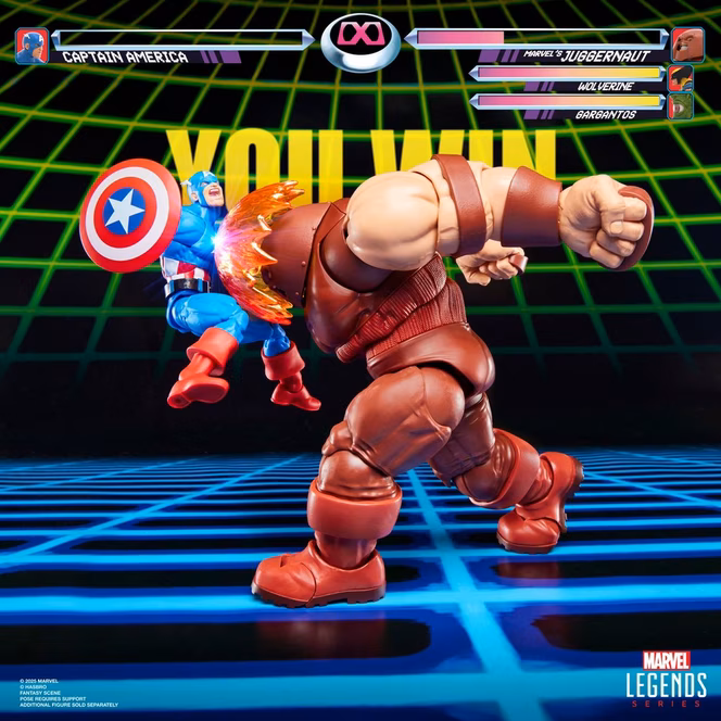 GameStop Hasbro Marvel Legends Retro Series Gamerverse Juggernaut 6-in Action Figure