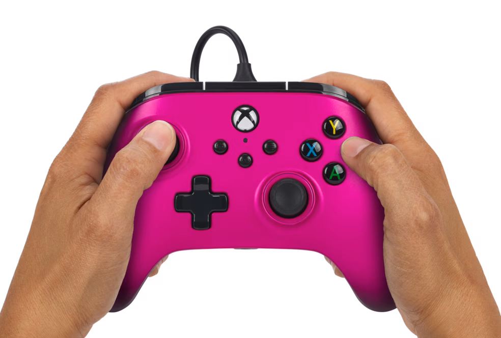 GameStop PowerA Advantage Wired Controller for Xbox Series X/S - Satin Fuchsia