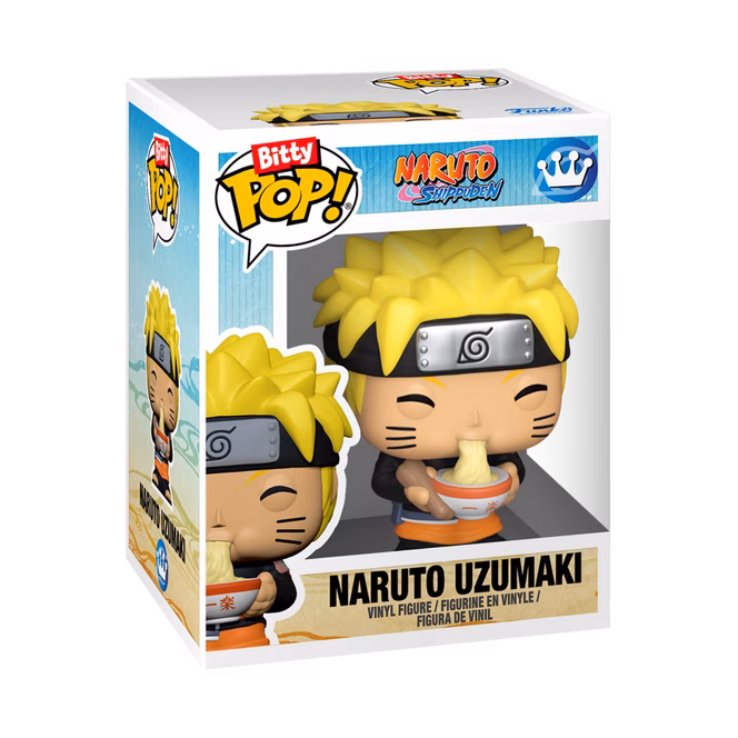 GameStop Funko Bitty POP! Town: Naruto: Shippuden Naruto Uzumaki and Ichiraku Ramen Vinyl Figure Set