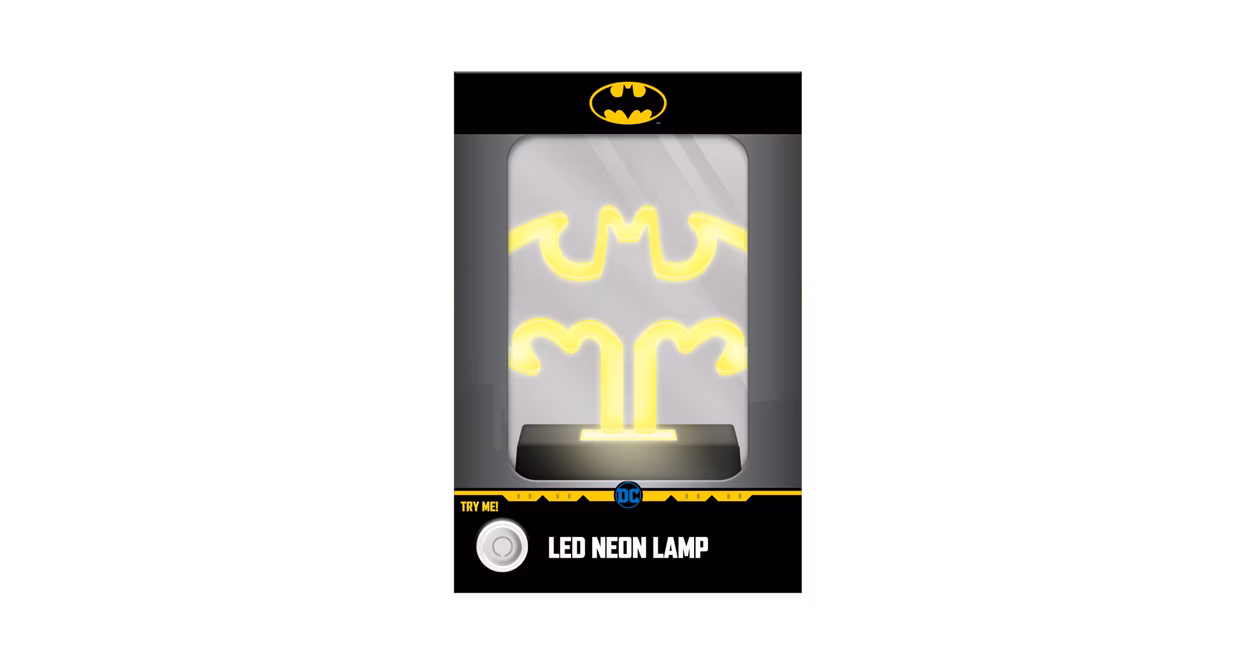 GameStop Batman Logo LED Yellow Neon Lamp