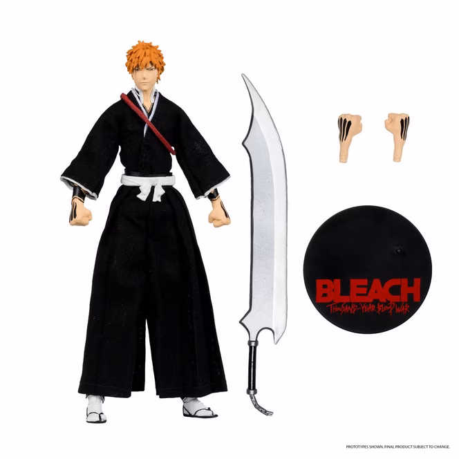 GameStop Mcfarlane Toys Bleach: Thousand Year Blood War Ichigo Kurosaki 7-in Action Figure