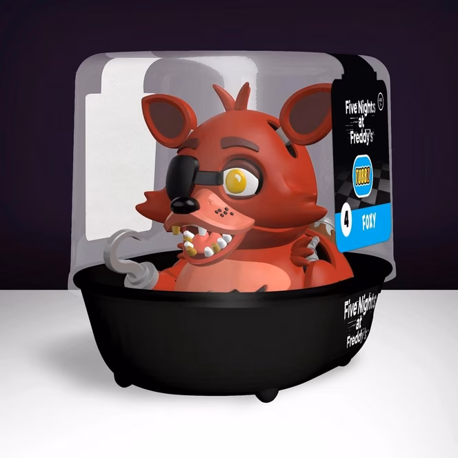 GameStop Tubbz Five Nights at Freddy's Foxy (1st Edition) 3.54-in Collectible Rubber Duck