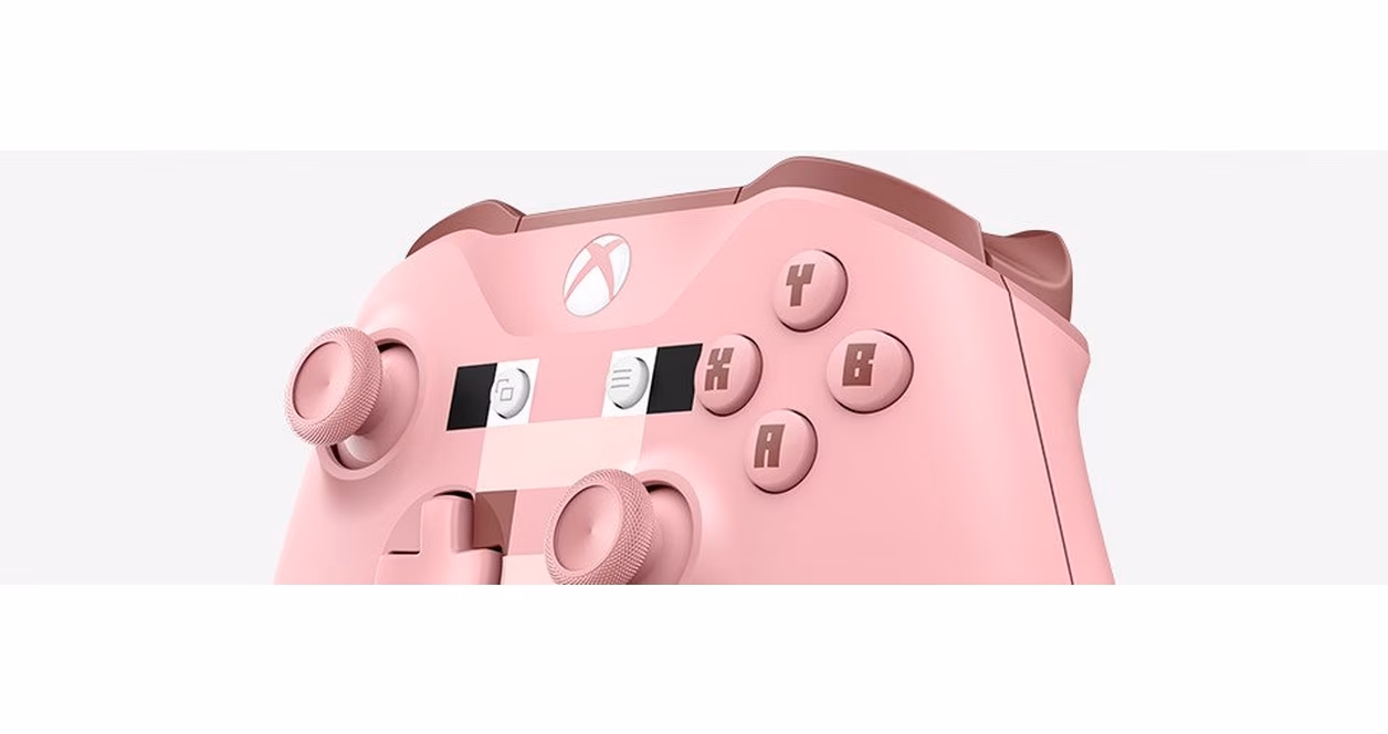 GameStop Microsoft Xbox One Wireless Controller Minecraft Pig Edition