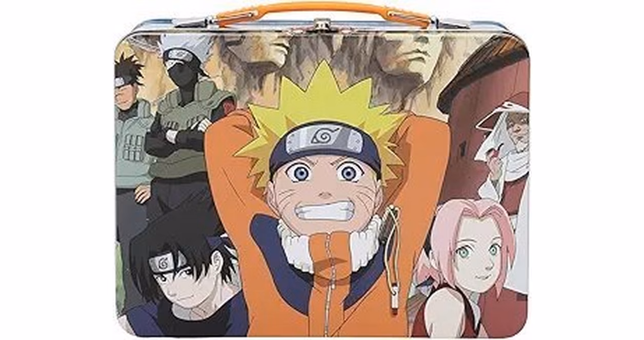 GameStop Naruto Tin Tote Lunchbox