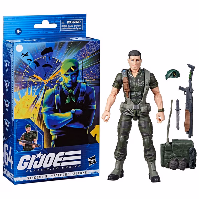 GameStop Hasbro G.I. Joe Classified Series Vincent R. (Falcon) Falcone 6-in Action Figure
