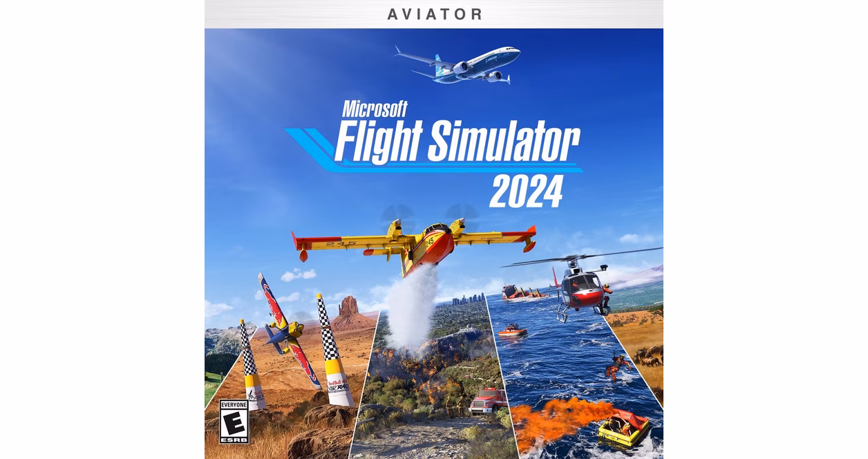 GameStop Microsoft Flight Simulator 2024 - Aviator Edition - Xbox Series X/S and Windows Digital Code