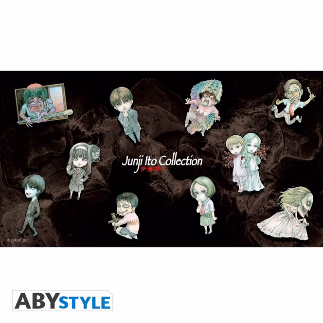 GameStop ABYstyle Junji Ito - Chibi 16oz Plastic Tumbler