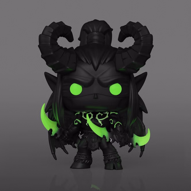 GameStop Funko POP! Games: World of Warcraft: The War Illidan (or Chase) 5.1-in Glow-in-the-Dark Vinyl Figure