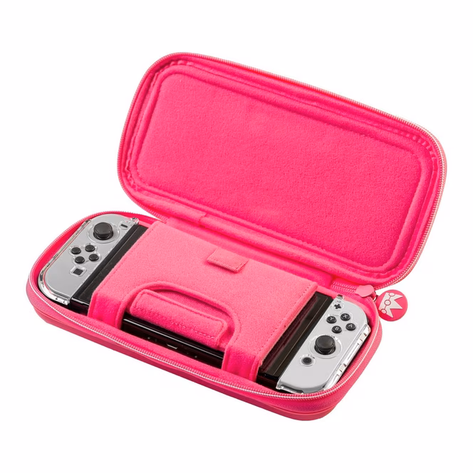GameStop Nintendo Switch Game Traveler Deluxe Travel Case-Princess Peach Showtime