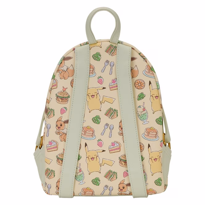 GameStop Loungefly Pokemon Cafe Pikachu and Eevee Food Mini Backpack GameStop Exclusive