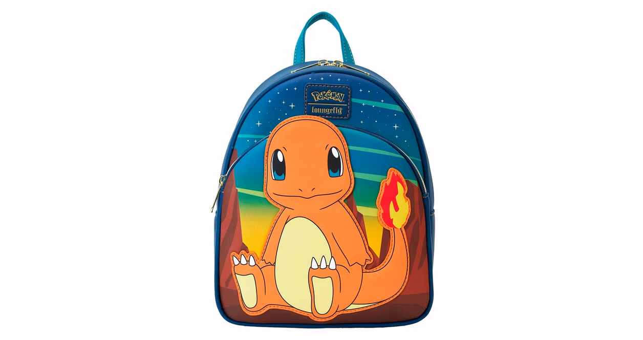 GameStop Loungefly Pokemon Charmander Cosplay Glow in the Dark Mini Backpack GameStop Exclusive