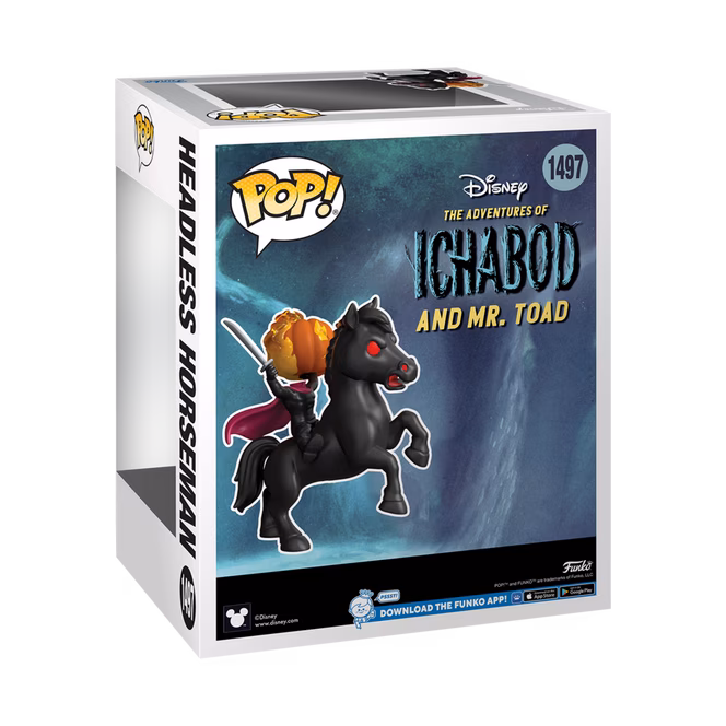 GameStop Funko POP! Rides: The Adventures of Ichabod and Mr. Toad Headless Horseman​ 6.25-in Vinyl Figure