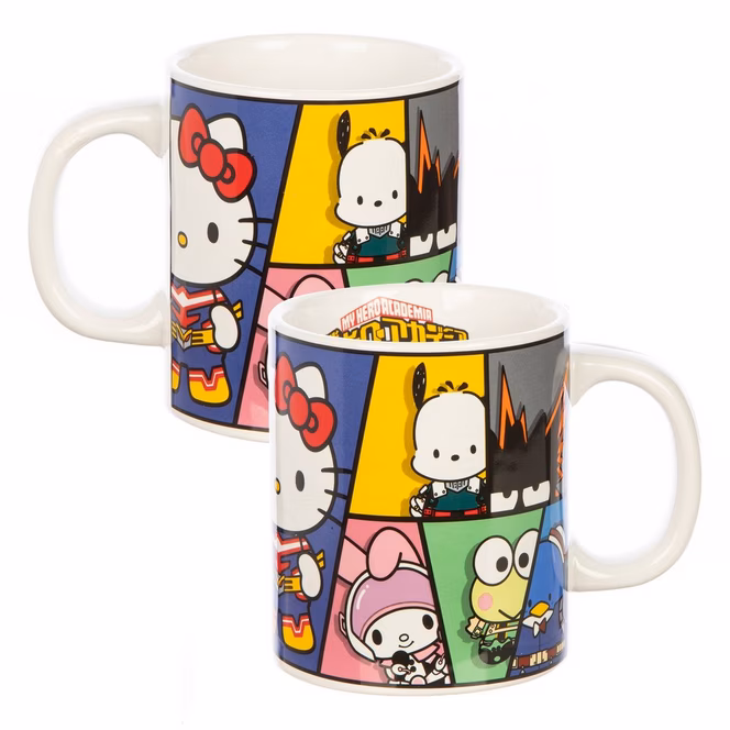 GameStop Hello Kitty X My Hero Academia 16 oz Ceramic Coffee Mug