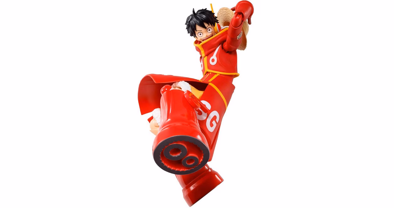 GameStop Bandai One Piece S.H. Figuarts Tamashii Nations Monkey D. Luffy (Egghead) Figure