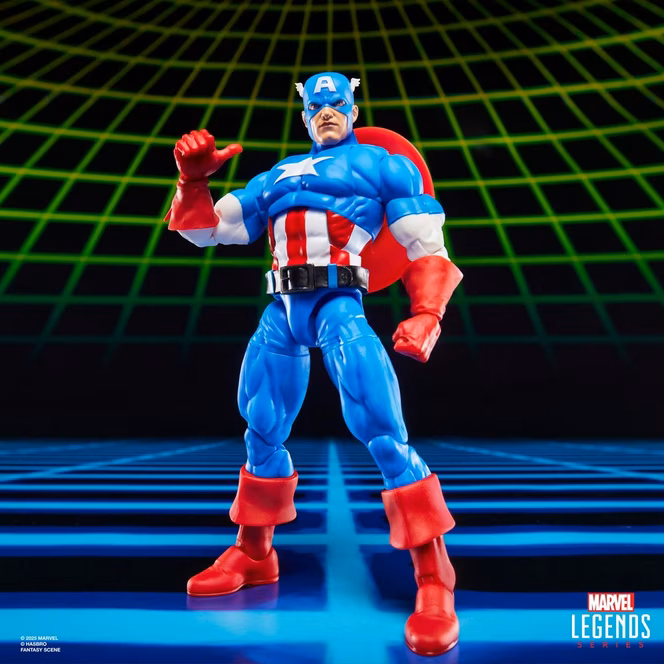 GameStop Hasbro Marvel Legends Series Gamerverse Captain America vs. Venom 6-in Action Figure 2-Pack