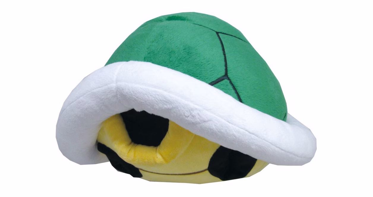 GameStop Super Mario Green Koopa Shell 11-in Pillow Plush