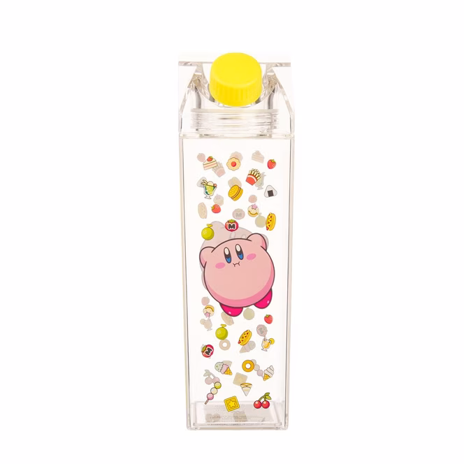 GameStop Kirby Snacks 16 oz Plastic Milk Carton