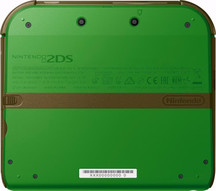 GameStop Nintendo 2DS Handheld Console The Legend of Zelda Link Green