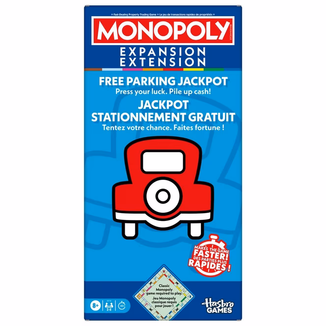 GameStop Monopoly Free Parking Jackpot Board Game