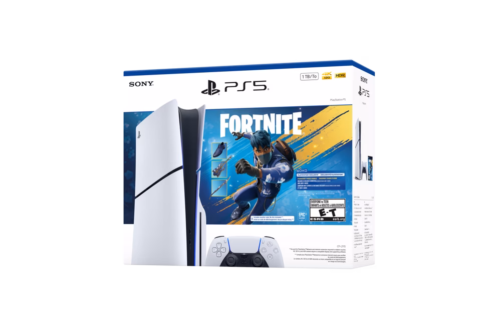 GameStop Sony PlayStation 5 Slim Console Disc Edition 1TB - Fortnite Flowering Chaos Bundle