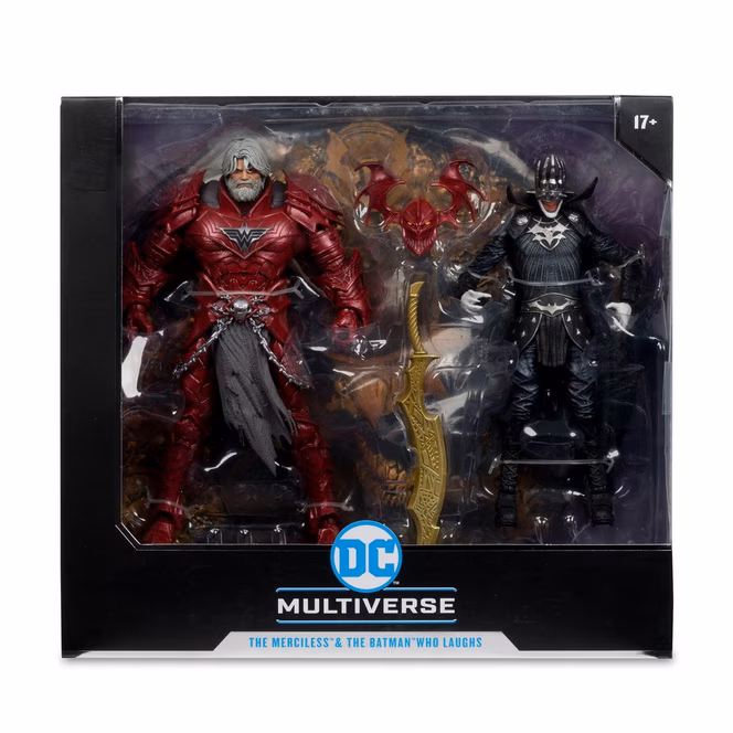 GameStop McFarlane Toys Dc Multiverse Collector Edition The Batman Who Laughs Knight Armor and Merciless (Issue 4) 7-in Action Figure Set 2-Pack