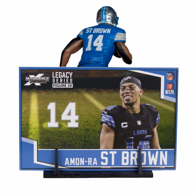 GameStop McFarlane Toys SportsPicks NFL Series Detroit Lions Amon-Ra St. Brown 7-in Figure