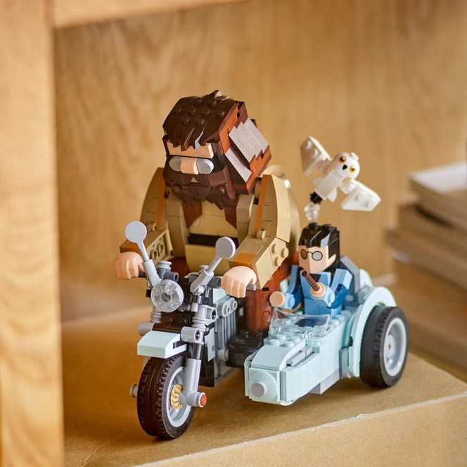 GameStop LEGO Harry Potter Hagrid and Harry's Motorcycle Ride Building Toy 76443