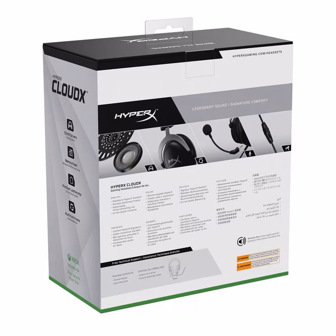 GameStop HyperX CloudX Wired Gaming Headset for Xbox One and Xbox Series X