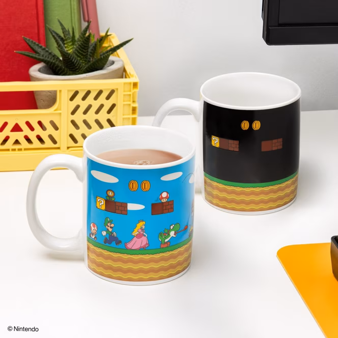 GameStop Super Mario Level Heat Change 10 oz. Mug