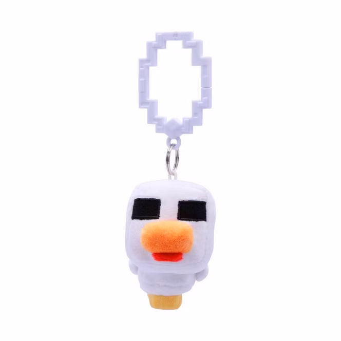 GameStop Just Toys Minecraft 4-in Plush Backpack Hanger Series 1 (Styles May Vary)