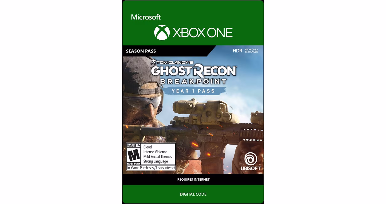 GameStop Tom Clancy's Ghost Recon Breakpoint Year 1 Pass DLC- Xbox One