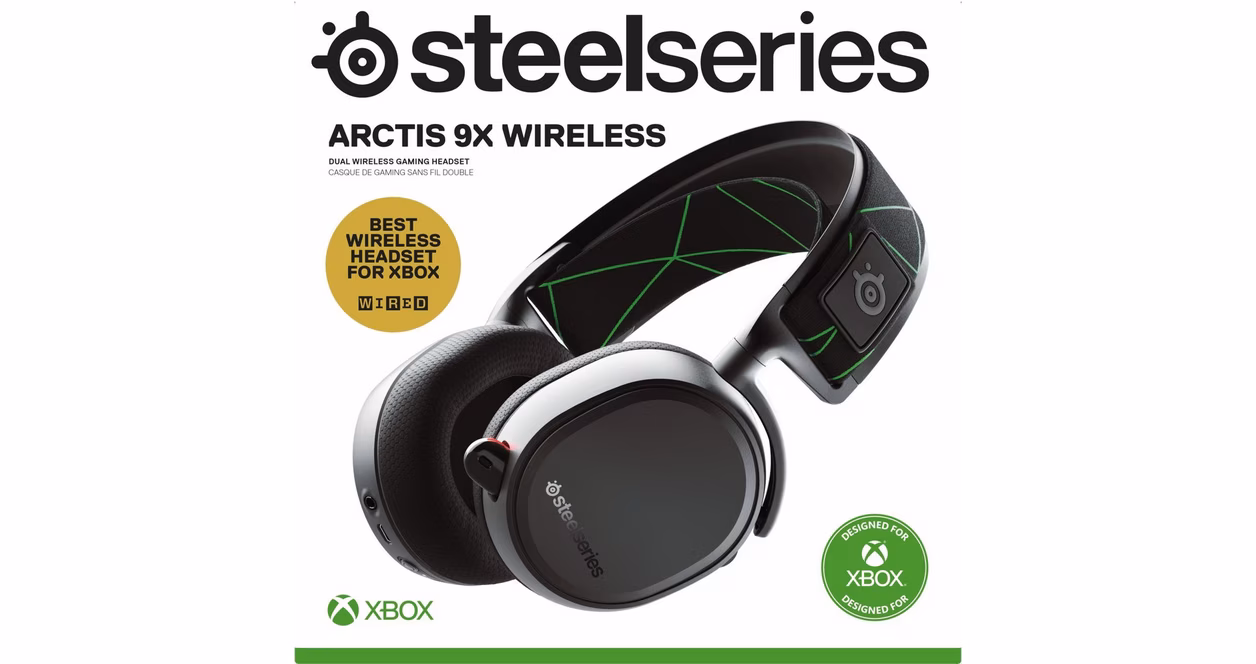 GameStop SteelSeries Arctis 9X Wireless Gaming Headset for Xbox Series X/S and Xbox One