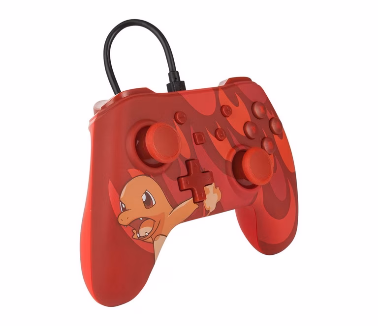 GameStop PowerA Wired Controller for Nintendo Switch - Charmander Blaze
