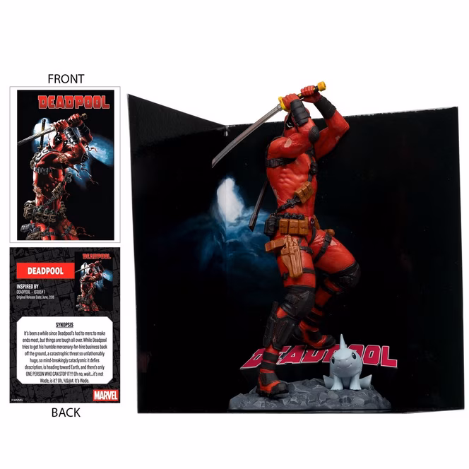 GameStop McFarlane Toys Marvel Collection Deadpool - Deadpool (Issue 1) 1:10TH Figure
