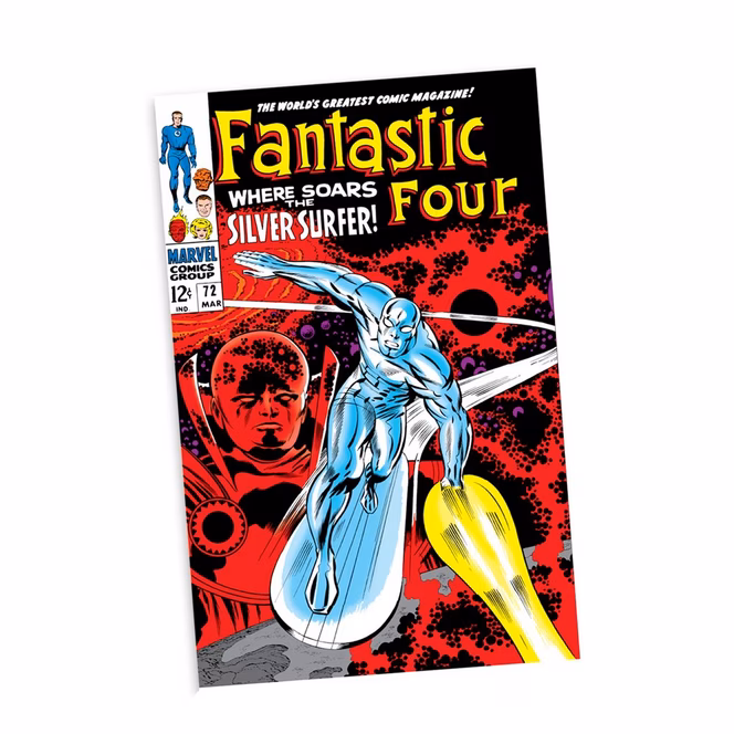GameStop McFarlane Toys Marvel Collection Fantastic Four Silver Surfer (issue 72) 1:6th Scale Figure