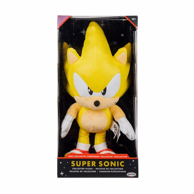 GameStop Jakks Pacific Sonic the Hedgehog Super Sonic 14-in Collector Plush