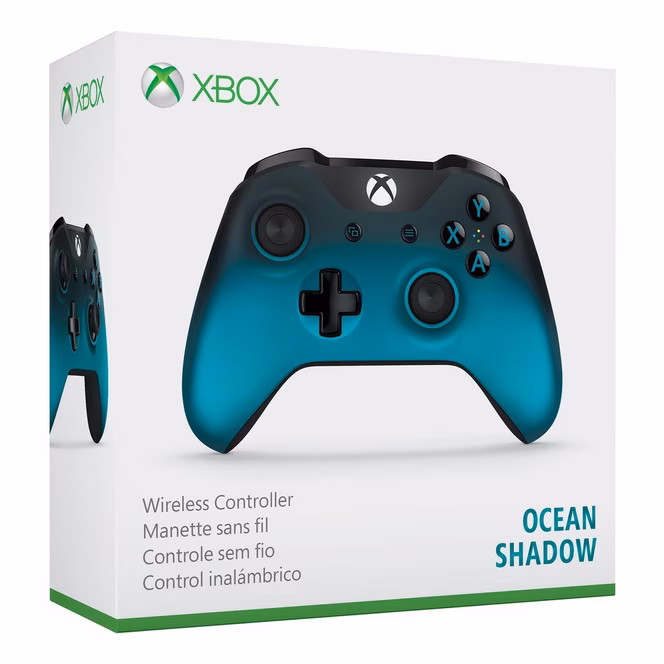 GameStop Microsoft Xbox One Wireless Controller Ocean Shadow Special Edition