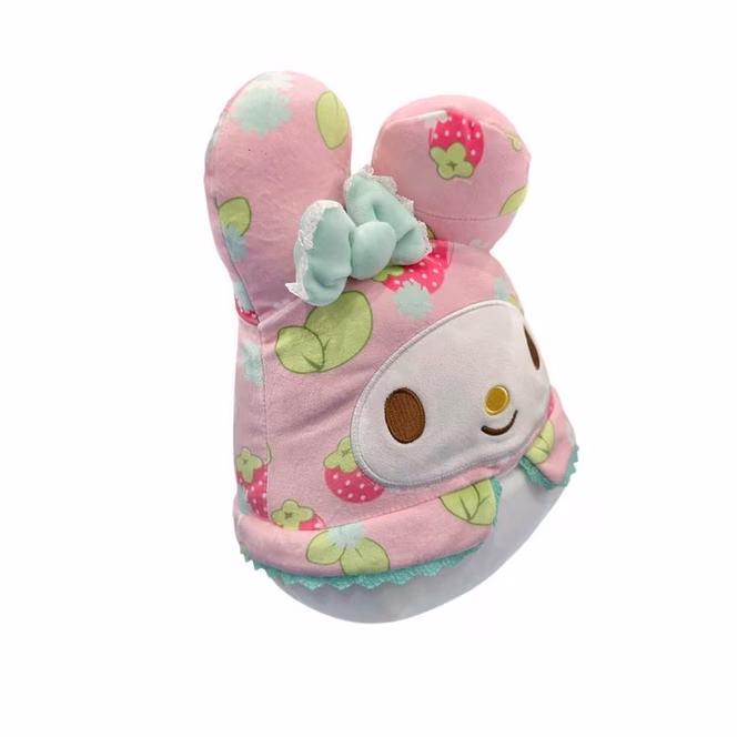 GameStop Squishmallows Sanrio Hello Kitty and Friends My Melody (Strawberry Florals) 8-in Plush