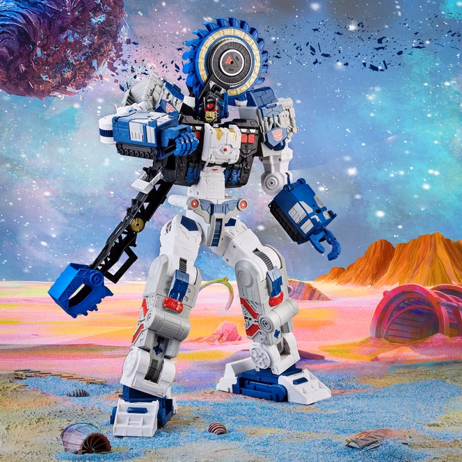 GameStop Toynk Transformers: Generations Legacy Series Titan Cybertron Universe Metroplex 22-in Action Figure
