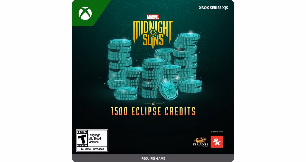 GameStop Marvel's Midnight Suns: 1,500 Eclipse Credits - Xbox Series X