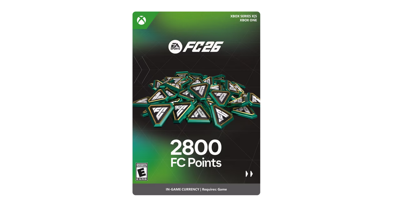 GameStop EA SPORTS FC 26 FC Points 2800 - Xbox Series X/S, Xbox One