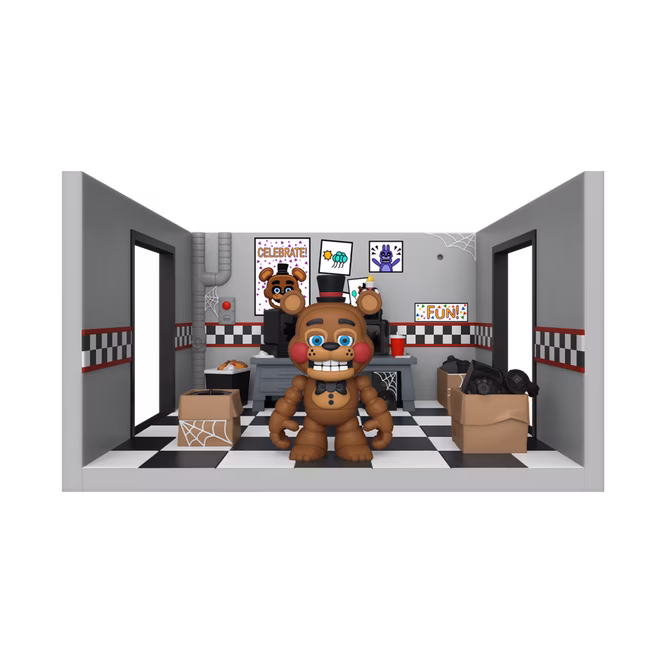 GameStop Funko Snap! Five Nights and Freddy's Security Room Playset