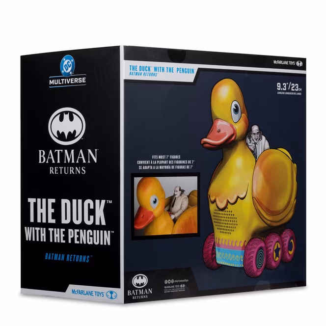 GameStop McFarlane Toys DC Multiverse Vehicles Batman Returns The Duck with Penguin Figure Set