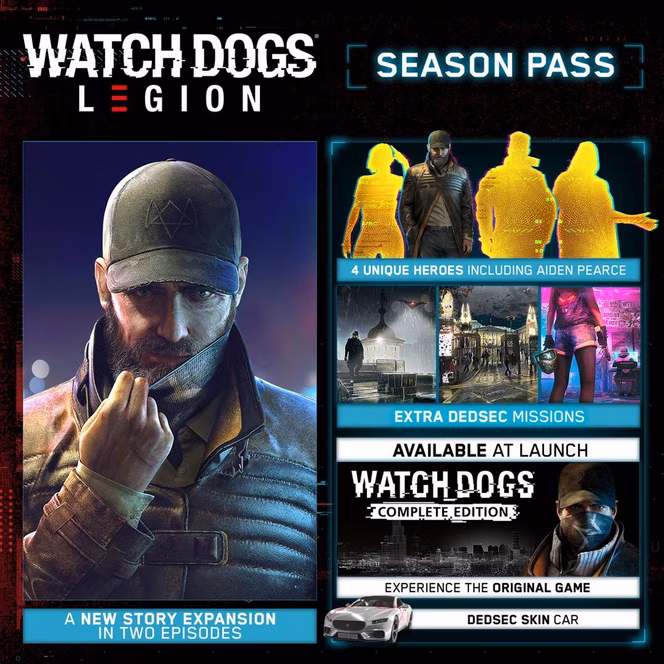 GameStop Watch Dogs: Legion Season Pass