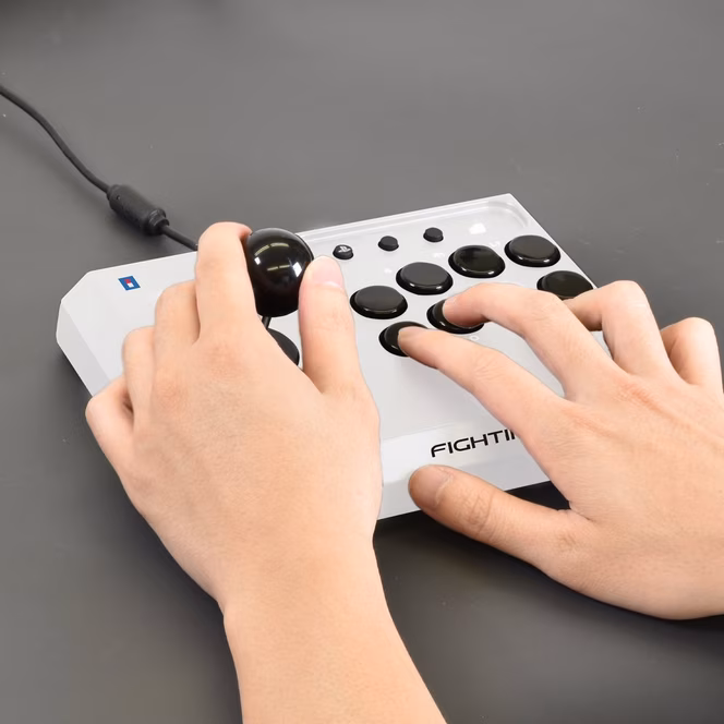 GameStop HORI Fighting Stick Mini for PlayStation 5 and PlayStation 4
