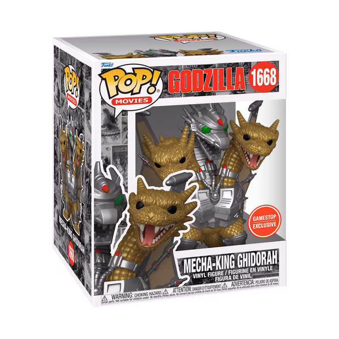 GameStop Funko POP! Super: Godzilla Mecha-King Ghidora 6.1-in Vinyl Figure GameStop Exclusive