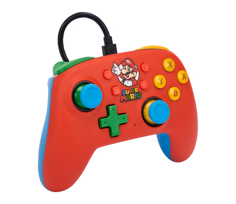GameStop PowerA Nano Wired Controller for Nintendo Switch - Mario Medley