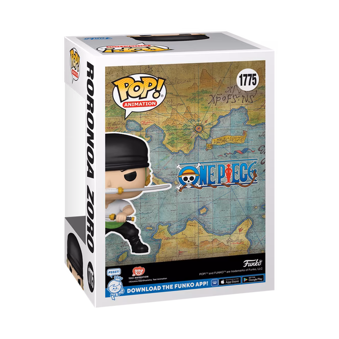 GameStop Funko POP! Animation: One Piece (Refresh) Zoro (or Chase) 4.2-in Vinyl Figure