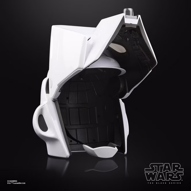 GameStop Hasbro Star Wars: The Black Series Scout Trooper Premium Electronic Helmet