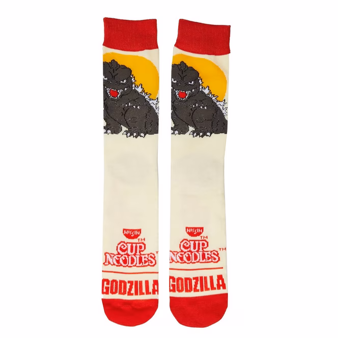 GameStop Godzilla x Nissin Cup Noodles Crew Socks 5-Pack